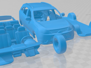 Hyundai ix55 Veracruz 2011 Printable Car Modèles 3D en vedette