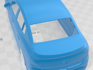 Dacia Logan 2021 Printable Body Car 3D प्रिंट मॉडल
