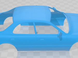 Lexus ES 1992 Printable Body Car 3D 프린트 모델