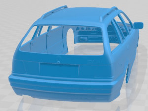 3 Series E36 Touring 1994 Printable Body Car 3D Print Model