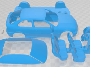 3 Series E36 Compact 1994 Printable Car 3D Print Model