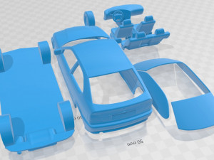 3 Series E36 Compact 1994 Printable Car 3D 프린트 모델