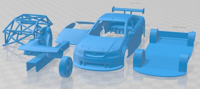 Holden Commodore V8 Supercar 2012 Printable Car 3D प्रिंट मॉडल .c4d .max .obj .3ds .fbx .stl .blend 