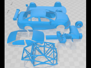 Holden Commodore V8 Supercar 2012 Printable Car 3D प्रिंट मॉडल