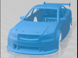 Holden Commodore V8 Supercar 2012 Printable Body Car Modello di stampa 3D