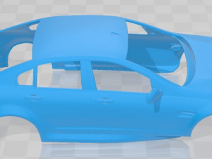 Holden Commodore V8 Supercar 2012 Printable Body Car 3D Принт Модель