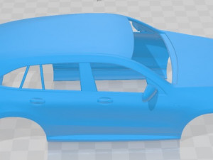 Mercedes Benz EQC AMG 2020 Printable Body Car 3D 프린트 모델