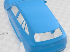 Mercedes Benz EQC AMG 2020 Printable Body Car 3D 프린트 모델