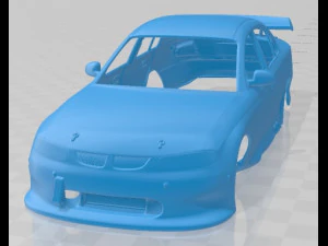 Holden Commodore Race Car Sedan 1997 Printable Body Car 3D Print Model