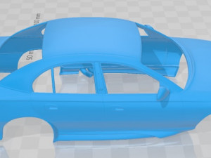Holden Commodore Race Car Sedan 1997 Printable Body Car 3D Print Model