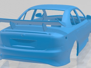 Holden Commodore Race Car Sedan 1997 Printable Body Car 3D Print Model