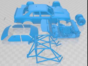 Holden Torana 4 Door Race Car 1977 Printable 3D 프린트 모델