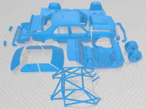 Holden Torana 4 Door Race Car 1977 Printable 3D Print Model