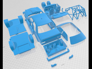 Holden Torana 4 Door Race Car 1977 Printable 3D Print Model