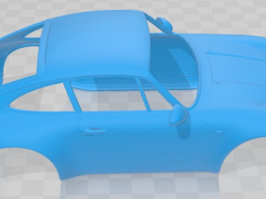 Porsche 911 993 Carrera 1994 Printable Body Car Modèles 3D en vedette