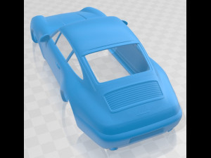 Porsche 911 993 Carrera 1994 Printable Body Car Modèles 3D en vedette