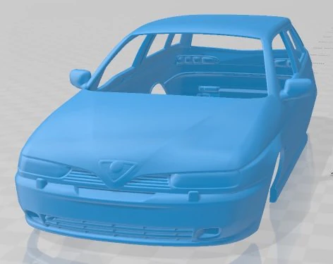 Alfa Romeo 145 1994 Printable Body Car 3D Print Model .c4d .max .obj .3ds .fbx .stl .blend 