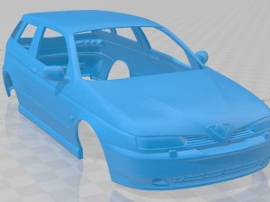 Alfa Romeo 145 1994 Printable Body Car Modelo de impresión 3D