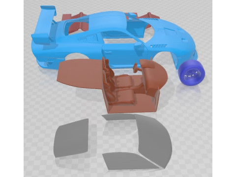 Porsche 935 2019 Printable Car Modèles 3D en vedette