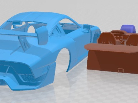 Porsche 935 2019 Printable Car Modèles 3D en vedette