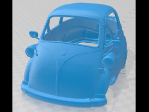 Isetta 250 1955 Printable Body Car 3D 打印模型