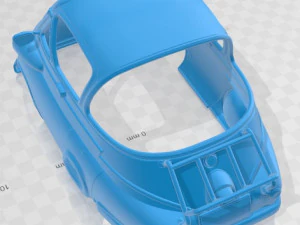 Isetta 250 1955 Printable Body Car 3D Print Model