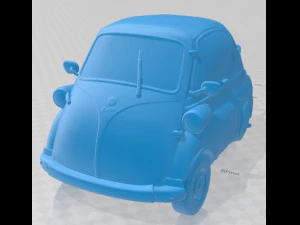 Isetta 250 1955 Printable Car 3D Принт Модель