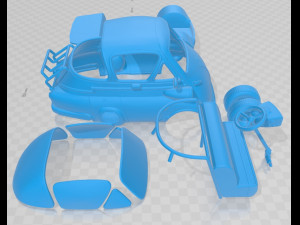 Isetta 250 1955 Printable Car Model do druku 3D