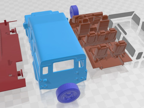 Land Rover Defender 110 Station Wagon Printable Car 3D Baskı Modeli