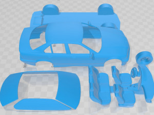 3 Series Sedan 1994 Printable Car 3D Принт Модель