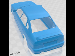 Subaru Legacy 1994 Printable Body Car 3D-Druckmodell