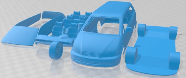 Honda Odyssey 1994 Printable Car Modèles 3D en vedette .c4d .max .obj .3ds .fbx .stl .blend 