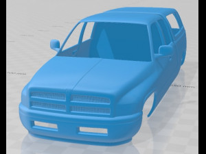 Dodge Ram 1500 ST 1999 Printable Body Car 3D Print Model