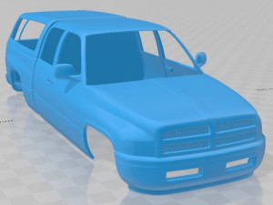 Dodge Ram 1500 ST 1999 Printable Body Car 3D प्रिंट मॉडल
