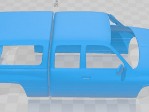 Dodge Ram 1500 ST 1999 Printable Body Car 3D प्रिंट मॉडल