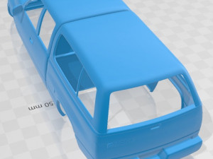 Dodge Ram 1500 ST 1999 Printable Body Car 3D प्रिंट मॉडल