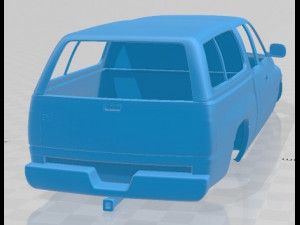 Dodge Ram 1500 ST 1999 Printable Body Car 3D प्रिंट मॉडल