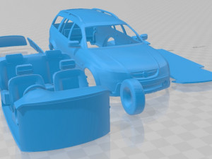 Holden Adventra LX6 VZ 2005 Printable Car Modelo de Impressão 3D