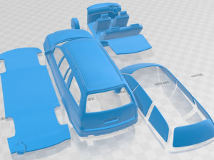 Holden Adventra LX6 VZ 2005 Printable Car Modelo de Impressão 3D