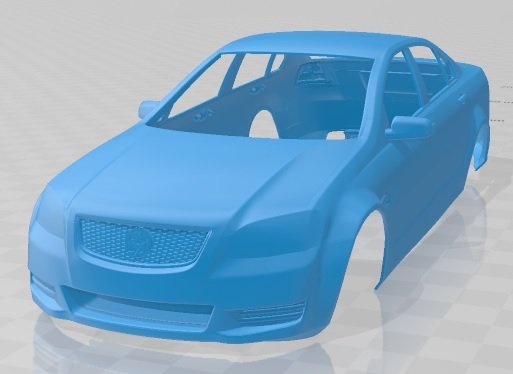 Holden Commodore VE Sedan 2012 Printable Body Car Modèles 3D en vedette .c4d .max .obj .3ds .fbx .stl .blend 