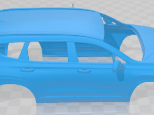 Hyundai SantaFe 2021 Printable Body Car 3D Принт Модель
