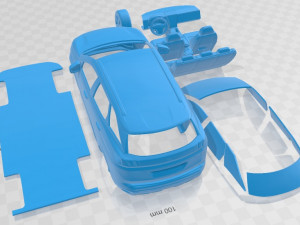 Peugeot 3008 2019 Printable Car 3D Принт Модель