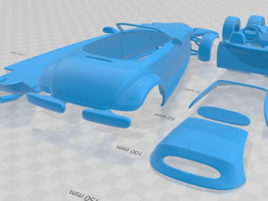 Plymouth Prowler 1999 Printable Car 3D प्रिंट मॉडल