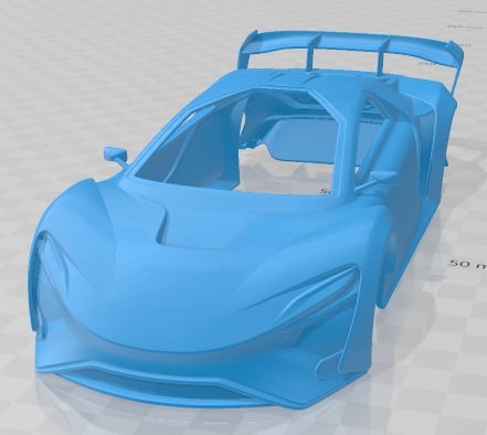 Techrules AT96 TREV 2016 Printable Body Car 3D-Druckmodell .c4d .max .obj .3ds .fbx .stl .blend 