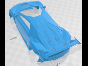 Techrules AT96 TREV 2016 Printable Body Car 3D Print Model