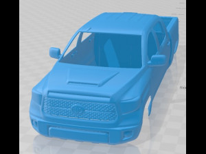Toyota Tundra TRD 2018 Printable Body Car Modelo de Impressão 3D
