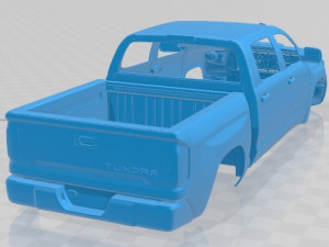 Toyota Tundra TRD 2018 Printable Body Car 3Dプリントモデル