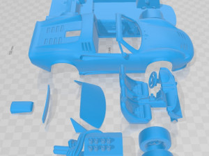 Veloce GTS 8 Printable Car 3D Print Model