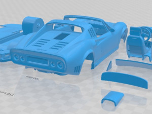 Veloce GTS 8 Printable Car 3D Print Model