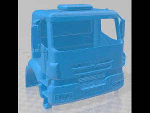 Iveco Trakker Printable Cabin Truck 3D Print Model